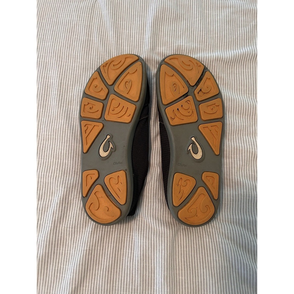 OluKai Nohea Mesh Shoes Mens Size 10.5 Gray Slip On Casual Comfort Lightweight - Picture 4 of 4